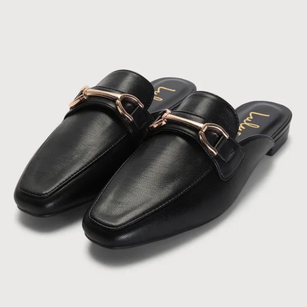 NWT Wilsa Black Slide-On Loafers - Picture 2 of 4